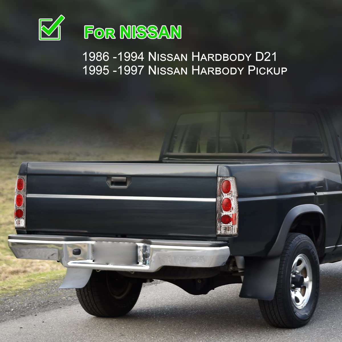 Amazon.com: Nixon Offroad Tail Lights for 1986-1994 Nissan